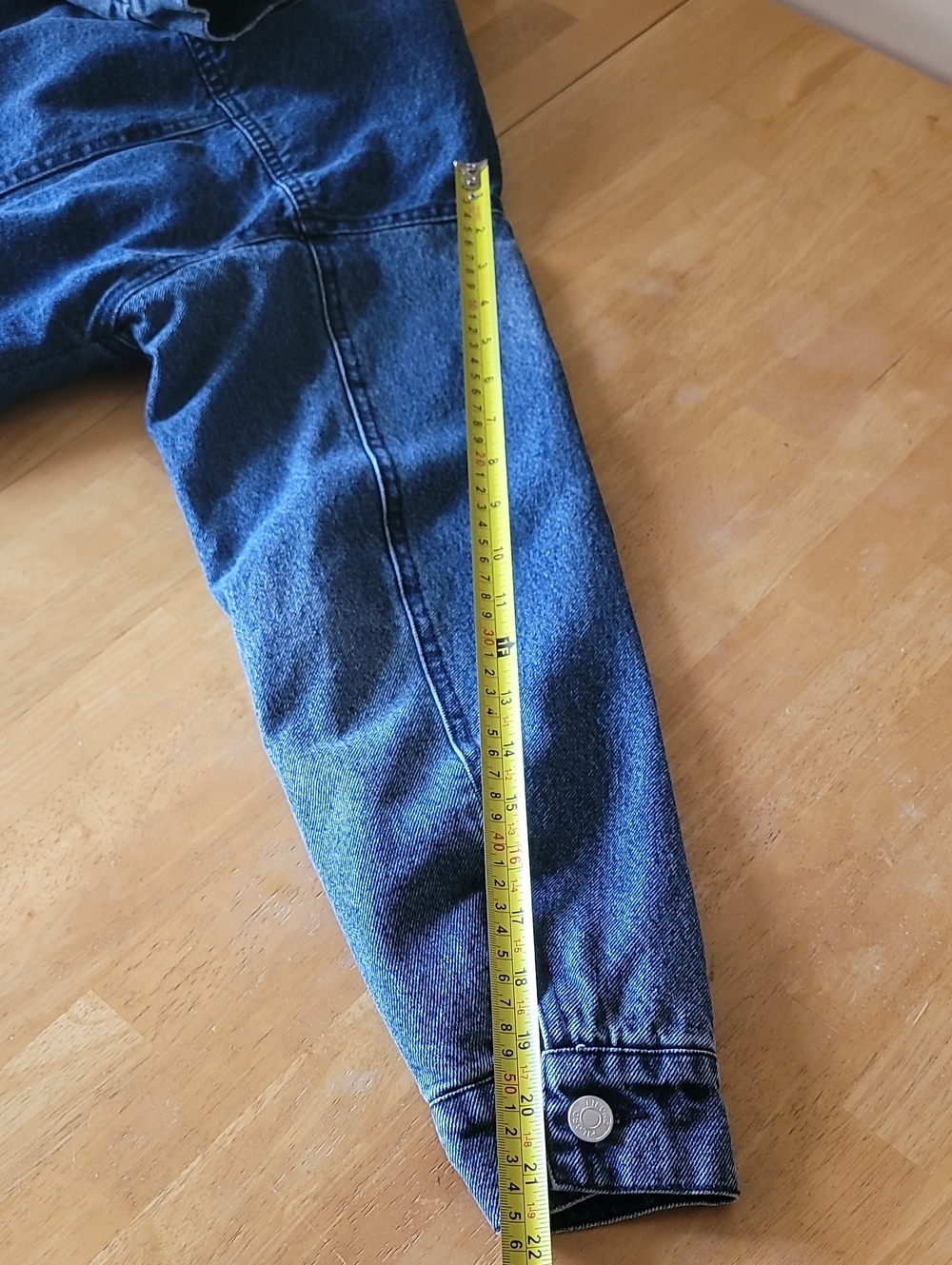 Anthropologie Pilcro Sherpa-Trimmed Denim Jacket Size S $148 NWOT - Picture 14 of 14